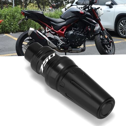 مزلقات عادم الدراجة النارية مناسبة لـ CB750 Hornet 2022 2023 2024 2025+ ملحقات حماية العادم من السقوط cb 750 Hornet Accessories باللون الأحمر in Kuwait