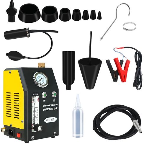 Smoke Machine with Built-in Air Pump, Pressure Gauge and Adjustable Flow Meter, 12V DC EVAP, Vacuum, Automotive Smoke Machine for Cars, Motorcycles, Trucks, Boats, ATVs in Saudi Arabia