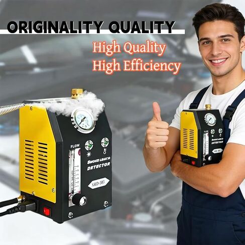 Smoke Machine with Built-in Air Pump, Pressure Gauge and Adjustable Flow Meter, 12V DC EVAP, Vacuum, Automotive Smoke Machine for Cars, Motorcycles, Trucks, Boats, ATVs in Saudi Arabia