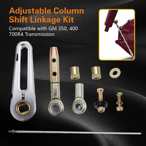 21" Transmission Column Shift Linkage Kit compatible with GM TH-200, 200-4R, TH-350, TH-400, 4L60, 4L60E, 4L80E, 700-R4 in Saudi Arabia