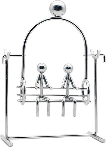 Magictech Steel Balance Toy Balancing Tumbler Toy Kinetic Art Balance Toy Decompressive Science Psychology Home Offic Decor Desk Toy PH02 in Saudi Arabia