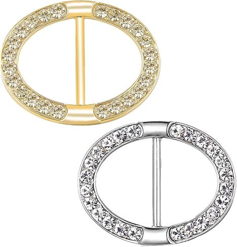 Silk Scarf Ring Clip Buckle, Scarf Jewerly Rings and Slides for Neckerchief, T-Shirt Clips for Clothing Women in Saudi Arabia