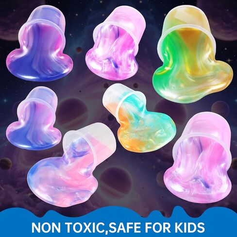 40 Pack Galaxy Slime Kit with,Slime Party Favors for Kids, Non Sticky,Wet,Soft Sludge Toy Mini Slime Bulk for Boys Girl in Saudi Arabia