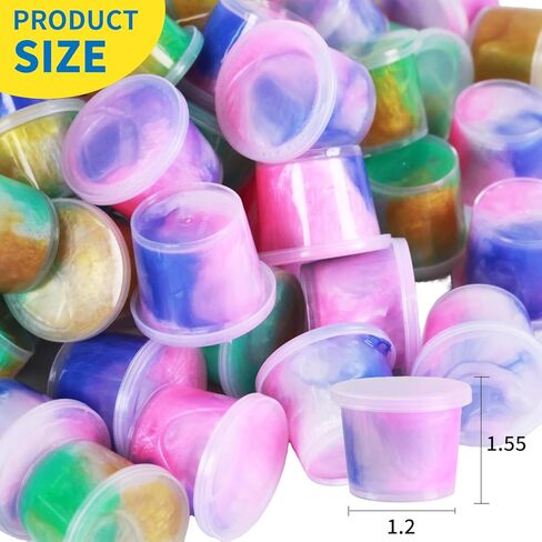 40 Pack Galaxy Slime Kit with,Slime Party Favors for Kids, Non Sticky,Wet,Soft Sludge Toy Mini Slime Bulk for Boys Girl in Saudi Arabia