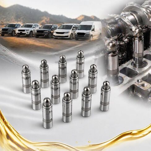 Valve Lifter 12 PCS Fit for Jeep Grand Cherokee Wrangler 2016-2024 Dodge Durango 2016-2023 Chrysler Pacifica Voyager 2017-2023 Ram ProMaster 1500 2500 3500 2019-2023 3.6L, Replace 05047883AC in Saudi Arabia