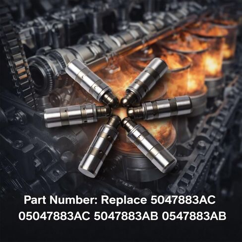 Valve Lifter 12 PCS Fit for Jeep Grand Cherokee Wrangler 2016-2024 Dodge Durango 2016-2023 Chrysler Pacifica Voyager 2017-2023 Ram ProMaster 1500 2500 3500 2019-2023 3.6L, Replace 05047883AC in Saudi Arabia