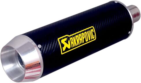 Universal Bike Silencer Exhaust For Street Sports Bike Motorcycles & Scooters (Black) in Saudi Arabia