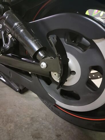 JBSporty ♤ متوافق مع Harley Davidson V-Rod ♤ حامل لوحة ترخيص نصف القمر ♧ حامل صدمات 1/2 بوصة ♧ V Rod VROD Night Rod in Kuwait