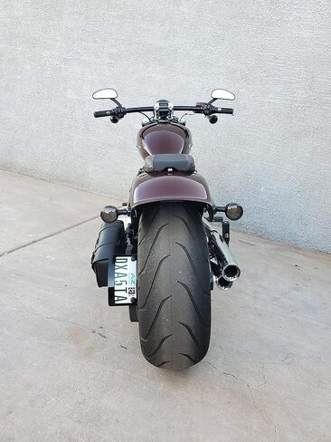 JBSporty ♤ متوافق مع Harley Davidson V-Rod ♤ حامل لوحة ترخيص نصف القمر ♧ حامل صدمات 1/2 بوصة ♧ V Rod VROD Night Rod in Kuwait