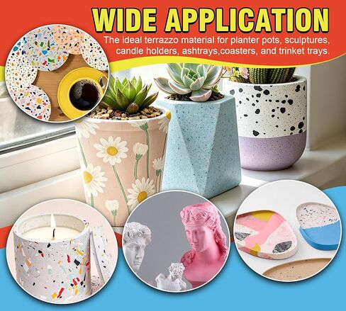 Eco Resin Casting Powders 158.7oz, Resincrete Gypsum Craft Powder, Water Activated Plaster Casting Powder, Fast Cured Easy Mixing Self Leveling for DIY Crafts Making Home Art Sculpture Molds in Saudi Arabia