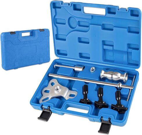 Rear Axle Bearing Puller Tool Kit & Slide Hammer Set, Heavy-Duty Axle Seal & Bearing Remover with Slide Hammer Yoke, 3 Adapters (1-1/4" to 2-7/8" IDs), Premium Automotive Repair Tool in Saudi Arabia