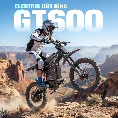 GT600 Electric Dirt Bike for Adults, 7500W Peak 50MPH Electric Motorcycle, 72V 30AH Battery, 100 Miles Long Range, 19"/17" Off-Road Tires, NFC Start, Dual Suspension & Hydraulic Brakes in Saudi Arabia