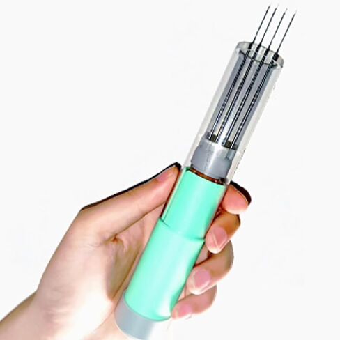 Electric Felting Needle Machine, Handheld Wool Felting Tool, 1-7 Needles with Speed Control, Motor Stroke 2cm, Easy Needle Change, for Quick Felting, DIY Wool Painting and Felted Craft Work in Saudi Arabia