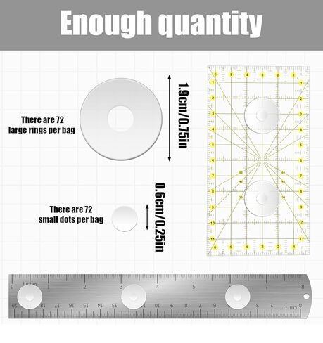 3 Pcs True Grips for Quilting Rulers, Reusable Grip Strips for Quilting Rulers for Sewing Quilt Templates (Clear) in Saudi Arabia