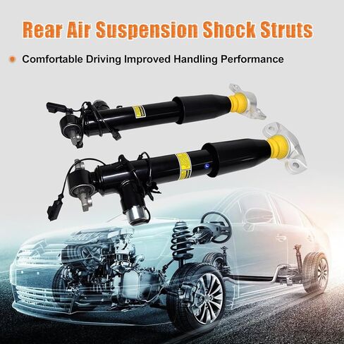 ASH24635 Magnetic Rear Shock Absorber Assemblies Compatible with 2013-2020 Lincoln MKZ (2.0L 3.0L 3.7L), Replacement for ASH24651 EG9Z18125L EG9Z18125D in Saudi Arabia