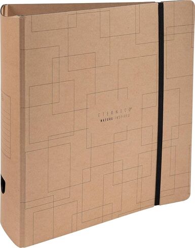 Exacompta - Ref 53947E - Eterneco Collection - Prem'Touch Lever Arch File - Suitable for A4 Documents, 80mm Round Spine, 80mm Rings, Water Resistant - Geometric Designs (Pack of 10) in Saudi Arabia