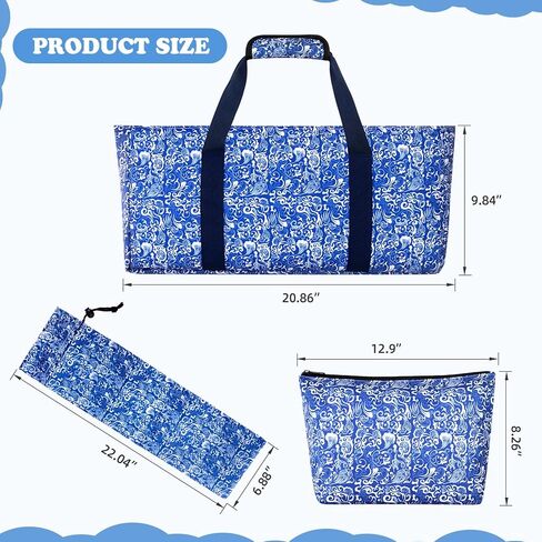 3 Pcs Empty Mahjong Bag, Travel-Friendly American Mahjong Set Bag with Tiles Bag and Racks & Pushers Bag Mahjong Tile Set Bag in Saudi Arabia