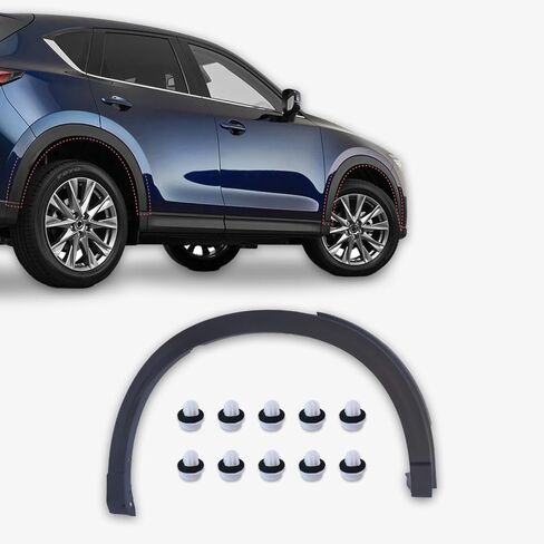 حافة قولبة العجلة الخلفية تناسب Mazda CX-5 2017 2018 2019 2020 2021، استبدال حاجز قوس العجلة الخلفية لـ KB7W51W50F8N، KB7W51W60F8N، MA1791101، MA1790101 (يسار خلفي) in Kuwait