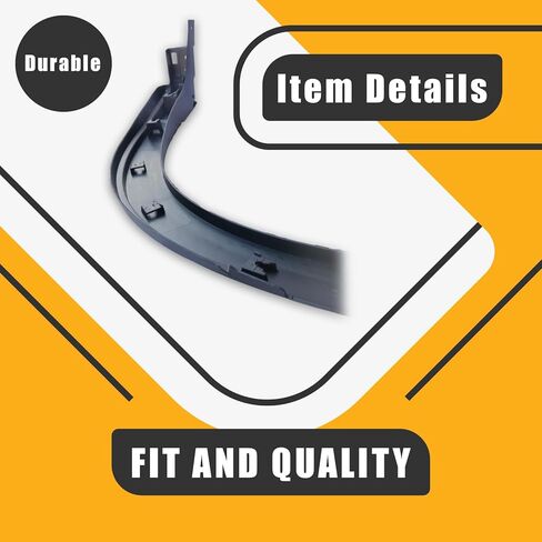 حافة قولبة العجلة الخلفية تناسب Mazda CX-5 2017 2018 2019 2020 2021، استبدال حاجز قوس العجلة الخلفية لـ KB7W51W50F8N، KB7W51W60F8N، MA1791101، MA1790101 (يسار خلفي) in Kuwait