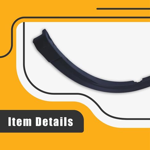 حافة قولبة العجلة الخلفية تناسب Mazda CX-5 2017 2018 2019 2020 2021، استبدال حاجز قوس العجلة الخلفية لـ KB7W51W50F8N، KB7W51W60F8N، MA1791101، MA1790101 (يسار خلفي) in Kuwait