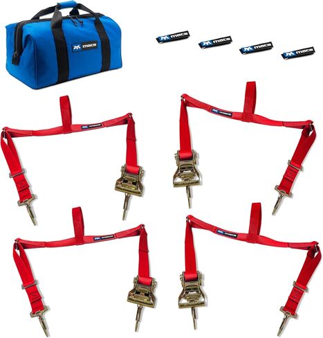 Mac's Tie-Downs Medium Adjustable UTV Tire Net Pack (Blue) in Saudi Arabia