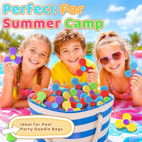 24 Pack Sensory Fidget Toys for Kids in Bulk, Mini Fidget Spinners for Adults with Autism ADHD, Quiet Classroom Prize Autism Toys Stress Relief Fidgets Desk Office Toys in Saudi Arabia