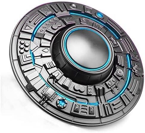 لعبة UFO Fidget Spinner، ديكور مكتب سفينة الفضاء المعدنية للفصول الدراسية المكتبية، أداة رائعة لتخفيف التوتر، مجموعة أدوات علوم السفر الأساسية، هدية عيد ميلاد عيد الميلاد الجيدة للأطفال البالغين in Kuwait