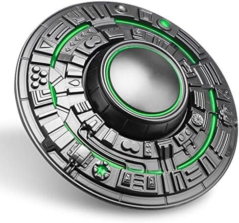 لعبة UFO Fidget Spinner، ديكور مكتب سفينة الفضاء المعدنية للفصول الدراسية المكتبية، أداة رائعة لتخفيف التوتر، مجموعة أدوات علوم السفر الأساسية، هدية عيد ميلاد عيد الميلاد الجيدة للأطفال البالغين in Kuwait