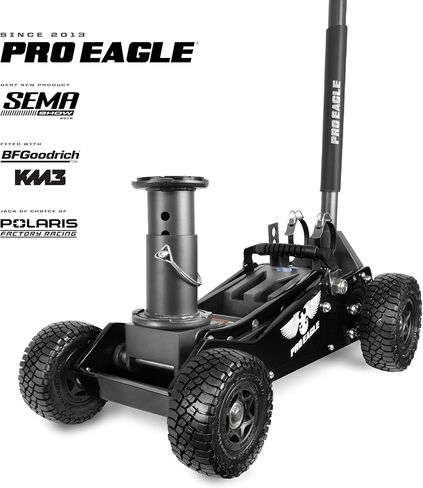 Pro Eagle Kratos 3 Ton Heavy Duty Hydraulic Floor Jack - Off-Road & High Lift Jack for Lifted Trucks, SUVs, and Off-Road in Saudi Arabia