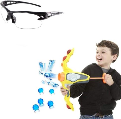 Children’s Safety Glasses－12 Pack of Kids Outdoor Game Protective Goggles Safety Goggles Eyewear for Nerf N-Strike Elite Gun Toy Gun Game Eye Protection & Laboratory Work Safety Glasses in Saudi Arabia