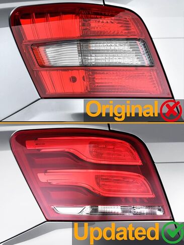 مصابيح LED مطورة متوافقة مع مرسيدس بنز GLK300 GLK350 GLK280 2009 2010 2011 2012، الضوء الخلفي لإشارة الانعطاف للفرامل اليسرى، استبدال المصباح الخلفي لجانب السائق X204 in Saudi Arabia