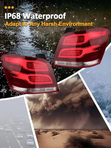 مصابيح LED مطورة متوافقة مع مرسيدس بنز GLK300 GLK350 GLK280 2009 2010 2011 2012، الضوء الخلفي لإشارة الانعطاف للفرامل اليسرى، استبدال المصباح الخلفي لجانب السائق X204 in Saudi Arabia
