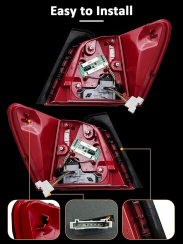 مصابيح LED مطورة متوافقة مع مرسيدس بنز GLK300 GLK350 GLK280 2009 2010 2011 2012، الضوء الخلفي لإشارة الانعطاف للفرامل اليسرى، استبدال المصباح الخلفي لجانب السائق X204 in Saudi Arabia