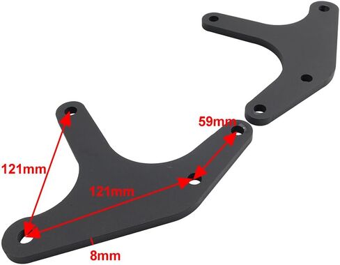 FSFY 2 قطعة خلفية 1.5 بوصة أقواس تسوية الرفع حديد 83860-09, 83861-09 لـ Harley For Touring FLHT FLHR FLTR FLHX 2009-2023 in Kuwait