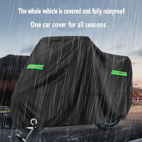 Motorcycle Cover for Kawasaki KLR 650 1987-2025 Premium Waterproof Durable All-Weather 190T Indoor Outdoor Protection Cover Accessories Black Green in Saudi Arabia