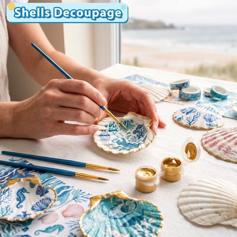 20Pcs 2-3 Inch Scallop Shells for Crafts, Natural White Scallop Shells for Painting, DIY Crafts, Decoupage, Beach Wedding Decor, Seashells Bulk for Home in Saudi Arabia
