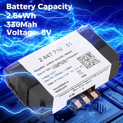 Auto Emergency Battery 84102447710 Replacement for F20 F21 F22 F30 F31 F44 F45 F46 G20 G21 G30, for F56 X2 X3 X4 M F98 Portable 330Mah 8.0V TCB Car Emergency Battery 84-10-2-447-710 in Saudi Arabia