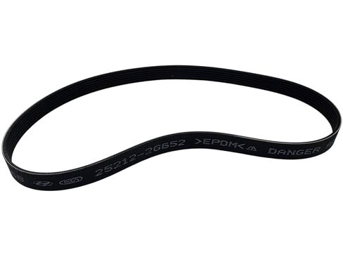 حزام مضلع أصلي OEM 25212-2G652 - V / 252122G652 متوافق مع Hyundai Sonata 11-15 Kia Optima 11-16 in Kuwait