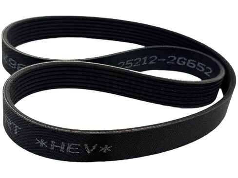 حزام مضلع أصلي OEM 25212-2G652 - V / 252122G652 متوافق مع Hyundai Sonata 11-15 Kia Optima 11-16 in Kuwait