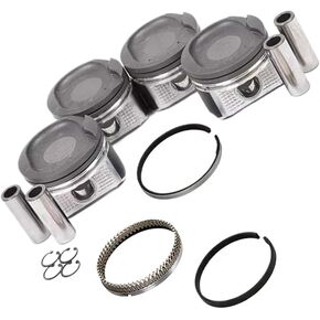 Piston And Rings Set 13101-0D040 13101-22140 Compatible With Celica GT MR2 1.8L 1ZZFE 4p Engine 00-08 88969051 in Saudi Arabia