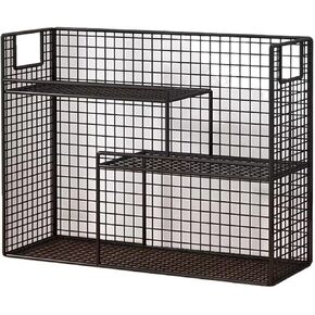 Bookcase Desktop Industrial Style Iron Bookshelf Large Capacity Multipurpose Home Organizer Rack Modern in Saudi Arabia