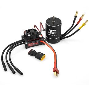 Brushless Splash-Proof Power Kit Combo ESC 75A/480 with 3.175mm Shaft 3650 5300KV for 1/10 SCX10 TRX4 RC Car Truck Racing/Off-Road/High-Speed ​​Vehicles in Saudi Arabia