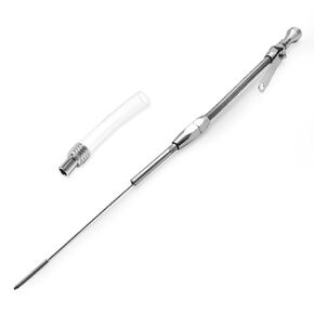 HAHAHA SBC 305 Chrome Dipstick.Upgraded Chrome Dipstick. 1980-UP SB Compatible with Chevrolet Flexible Engine Oil Dipstick .Small Block SBC 265 283 305 327 350 383 400. in Kuwait