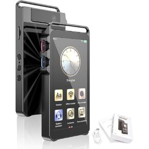 AI Translator Device 2026, Instant Two-Way Voice Translation in 150+ Online Languages, Offline Voice & Photo Translation, Portable Pocket Translator for Travel Business Learning in Saudi Arabia