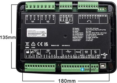DSE6120 MKIII AMF إيقاف السيارات وحدة تحكم بالمولد وحدة التحكم قطع غيار مجموعة مولدات الديزل in Kuwait