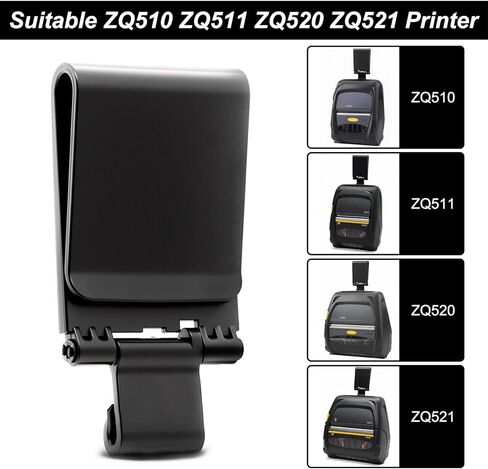 Belt Clip for Zebra ZQ510 ZQ511 ZQ520 ZQ521 Thermal Label Printer,Back Cover Holder Replacement,Portable,Non-Slip and Drop-Proof,P/N:P1063406-040 in Saudi Arabia
