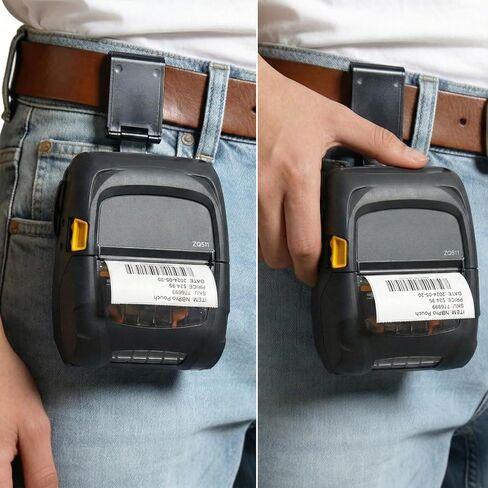 Belt Clip for Zebra ZQ510 ZQ511 ZQ520 ZQ521 Thermal Label Printer,Back Cover Holder Replacement,Portable,Non-Slip and Drop-Proof,P/N:P1063406-040 in Saudi Arabia