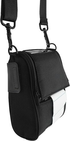 حقيبة حمل لطابعة الباركود الحرارية Zebra ZQ510 ZQ511 مع حزام الكتف - حقيبة الطابعة حقائب كروس - مقاومة للصدمات، مقاومة للماء، مادة جلدية، أنماط شعبية in Kuwait