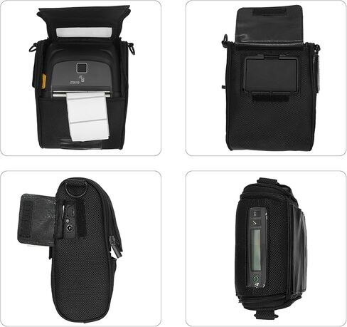 حقيبة حمل لطابعة الباركود الحرارية Zebra ZQ510 ZQ511 مع حزام الكتف - حقيبة الطابعة حقائب كروس - مقاومة للصدمات، مقاومة للماء، مادة جلدية، أنماط شعبية in Kuwait
