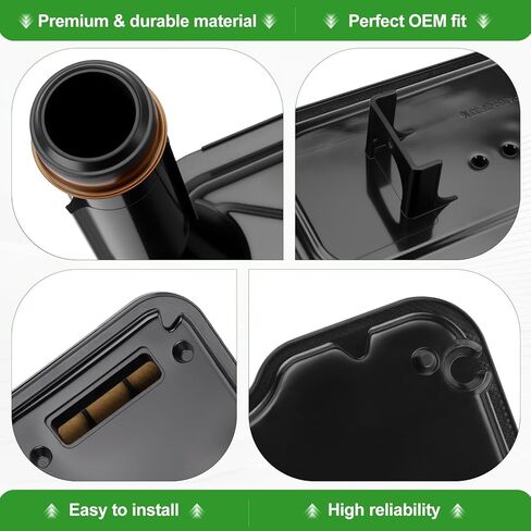 6L80E 6L90E Transmission Filter Gasket Kit Replaces OEM 24236933 24224781 24236517 for Chevy Silverado 1500 2500 3500 Express Suburban Tahoe GMC Sierra Yukon Savana Cadillac Escalade CTS STS XLR in Saudi Arabia